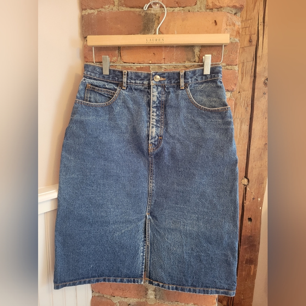 VTG Candies denim skirt Jr 13 waist 30